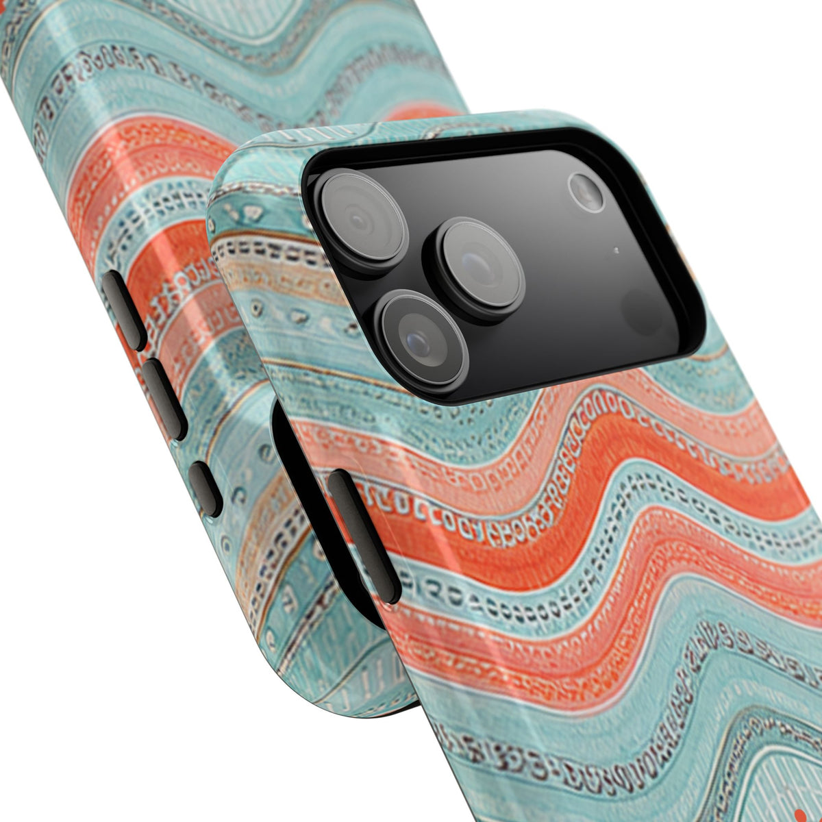 Coral Zig Zag MagSafe Case