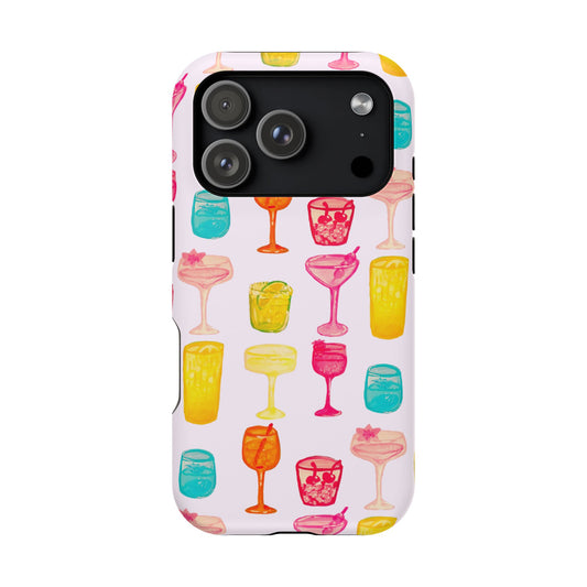 Drinks On Me White MagSafe Case