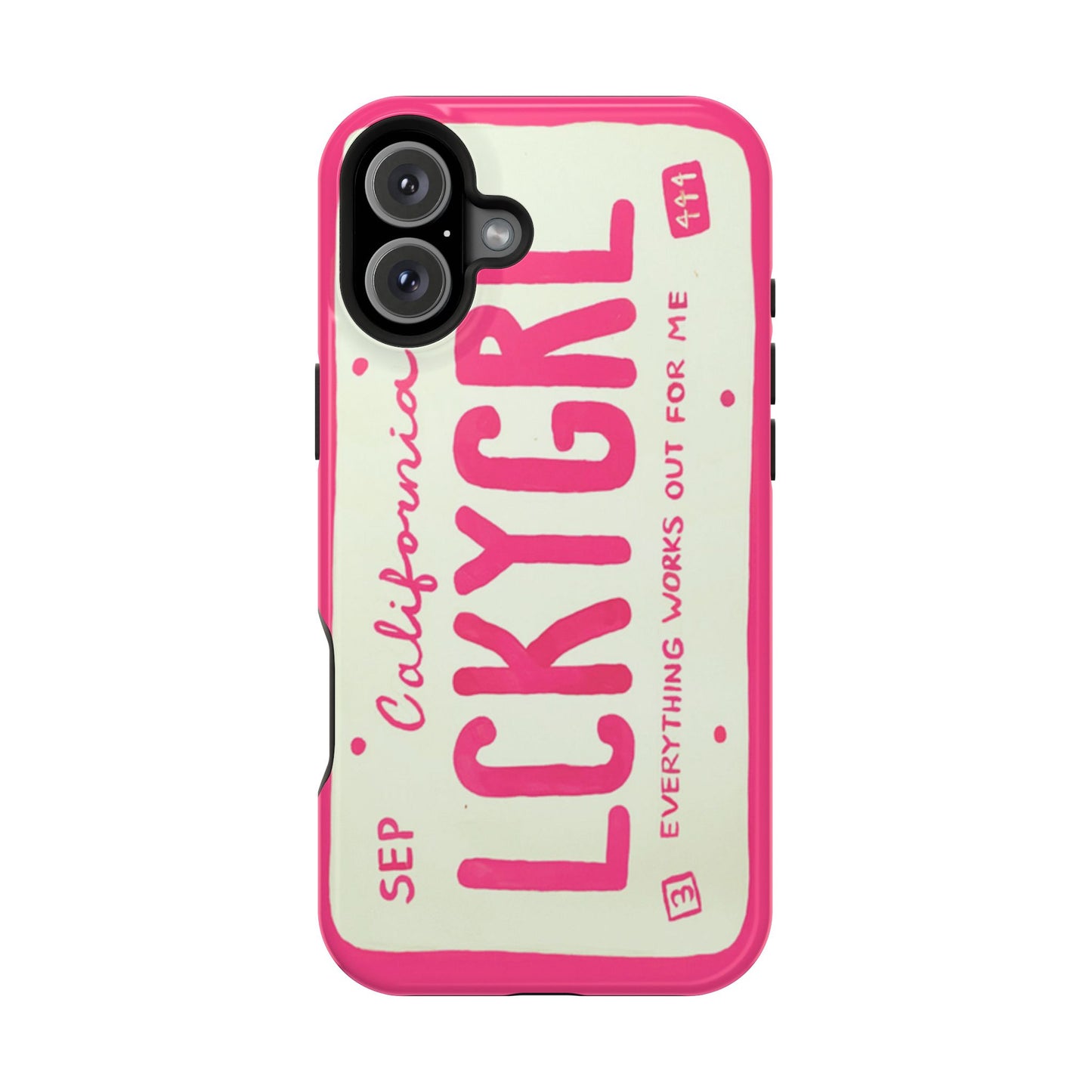 Lucky Girl Pink MagSafe Case