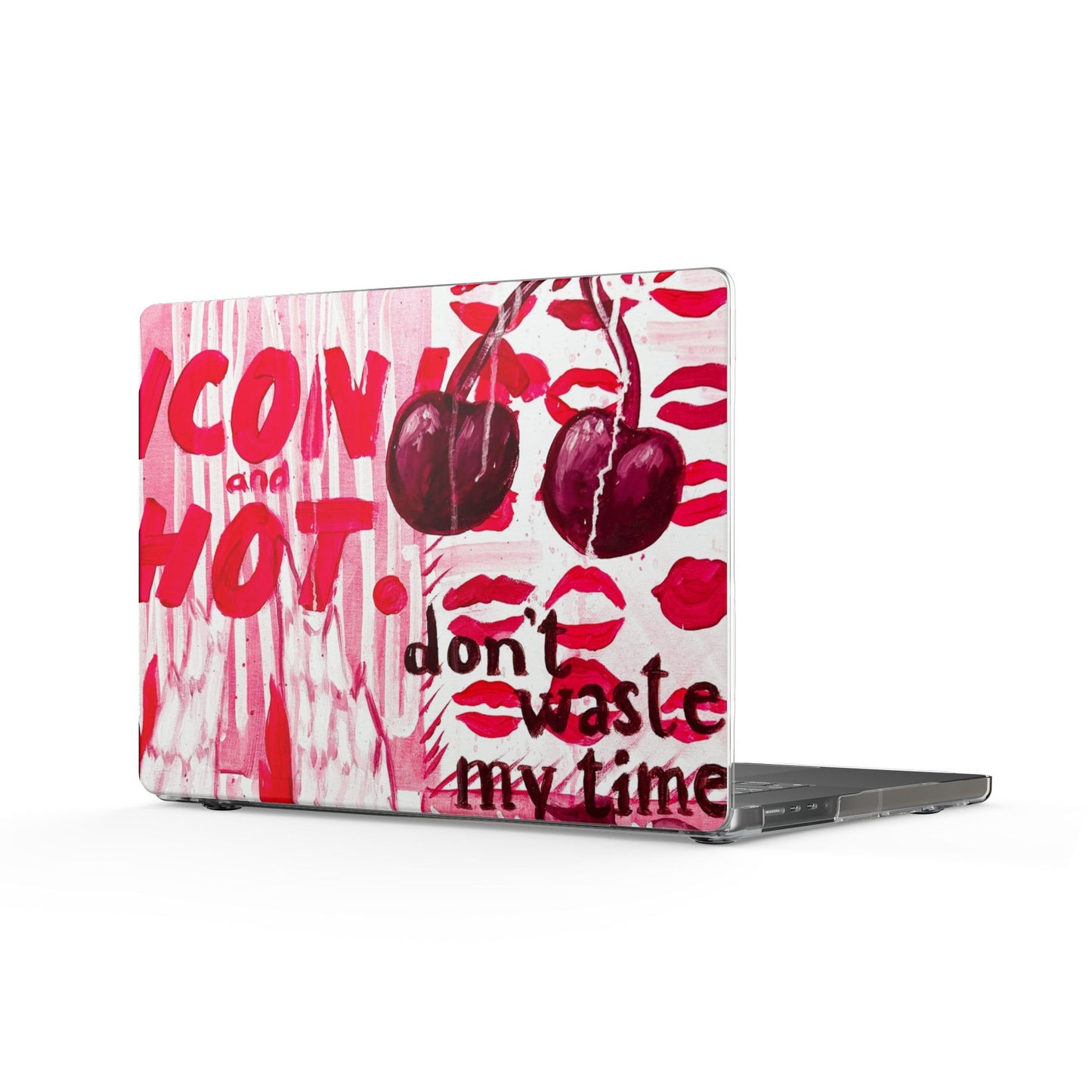 Left On Red MacBook Case