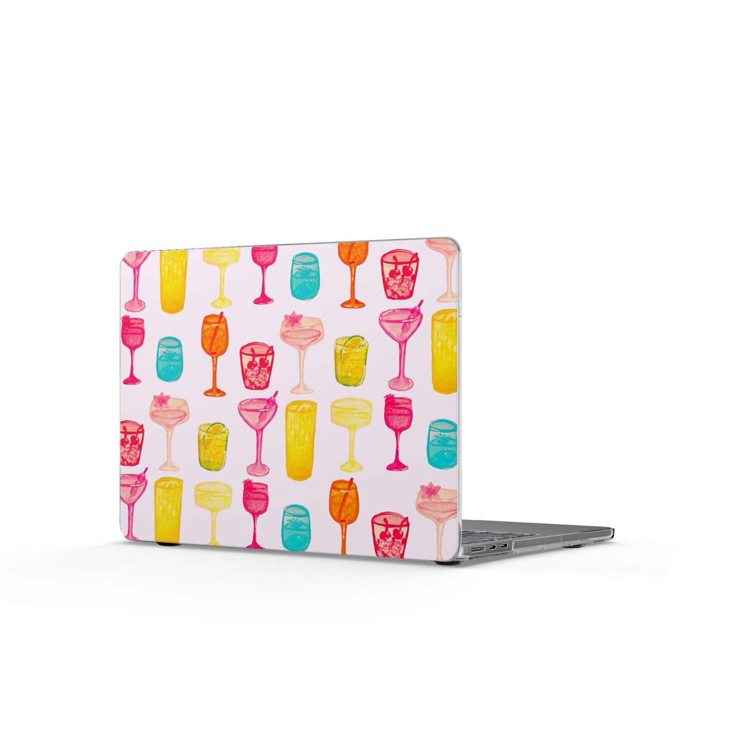 Drinks On Me White MacBook Case