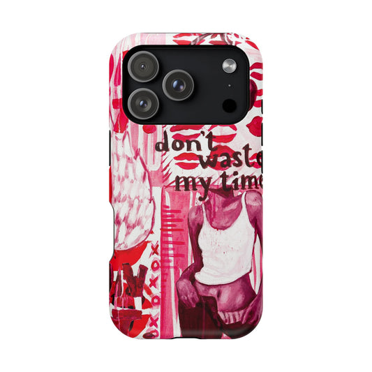 Left On Red MagSafe Case