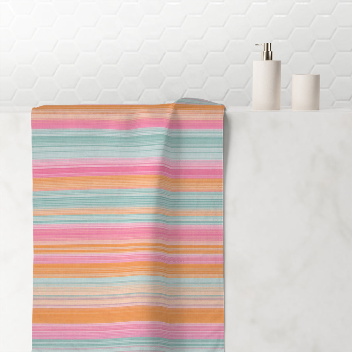 Sorbet Stripe Tanning Towel