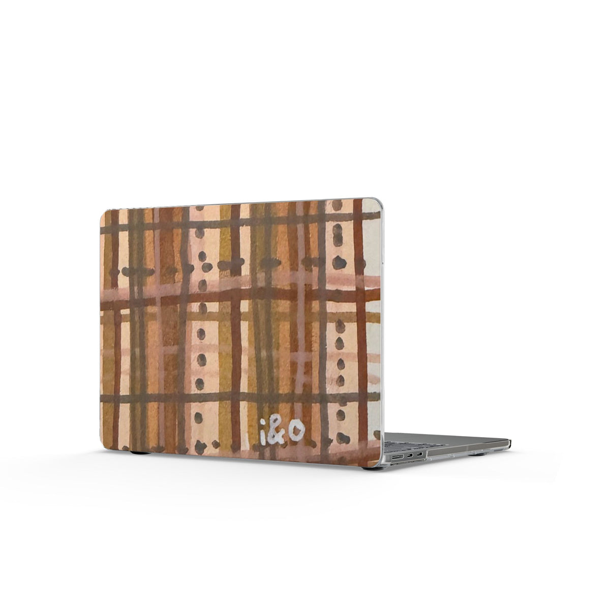 Toasted Berry Plaid MacBook Case