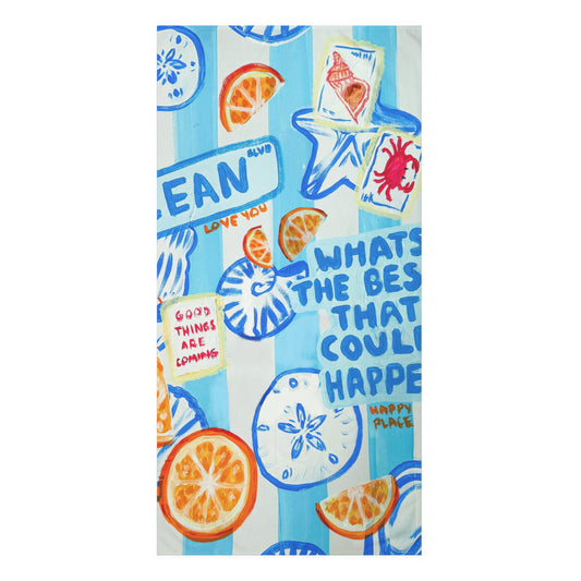 Blue World Tanning Towel
