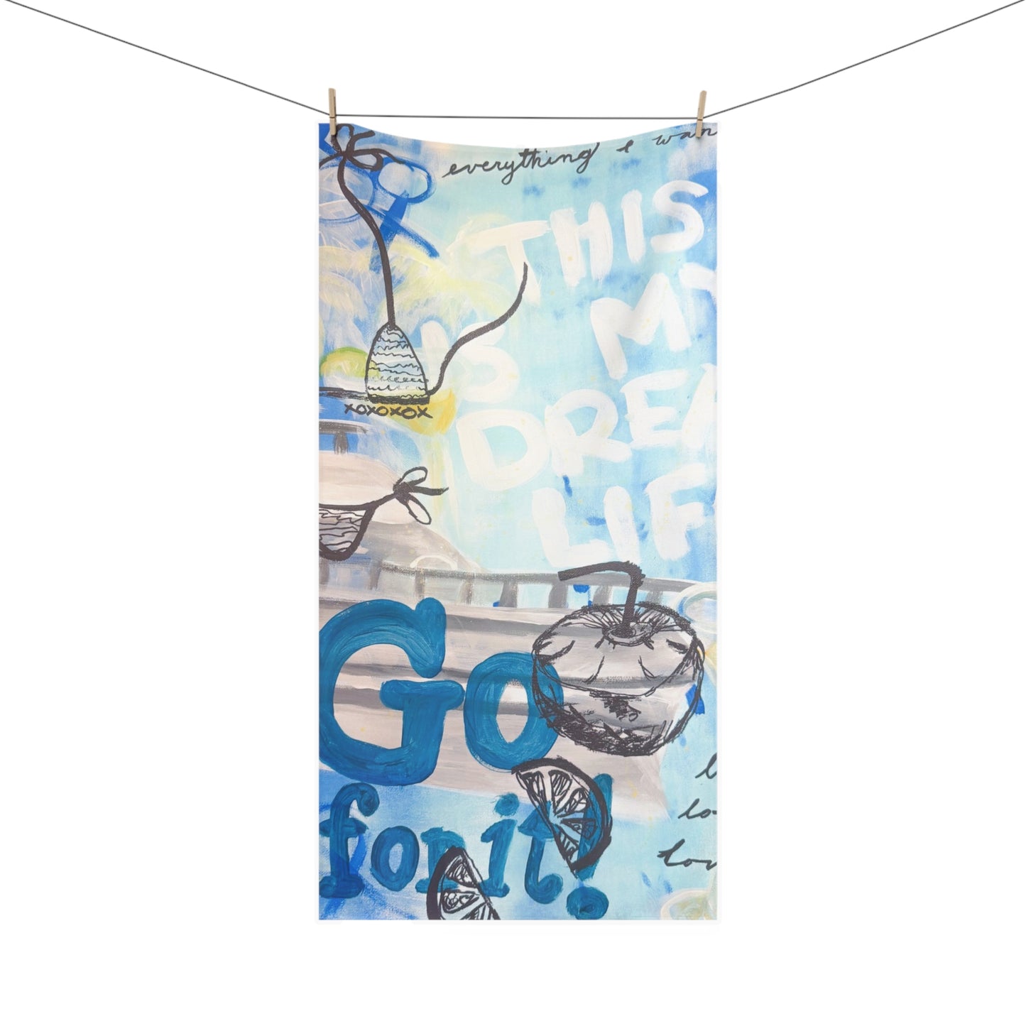 Coastline Club Beach Towel