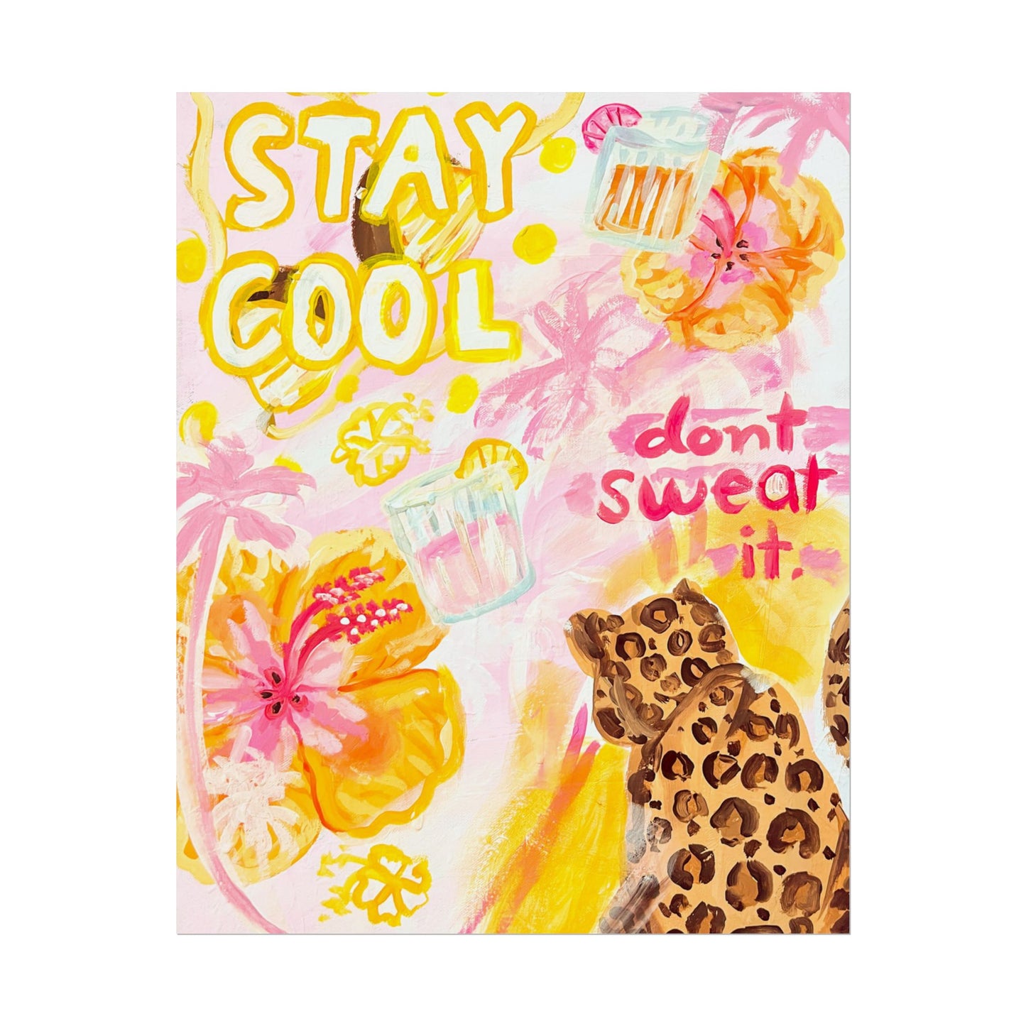 Don't Sweat It Poster Print