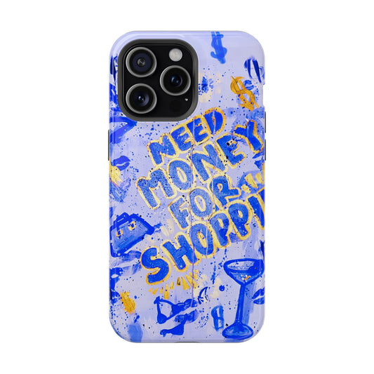 Shopaholic Blue Tough Case