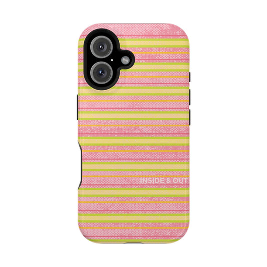 Guava Stripe Tough Case