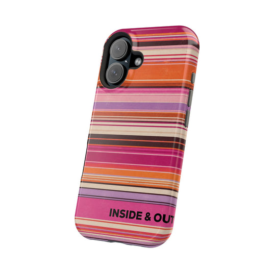 Tiger Lily Stripe MagSafe Case