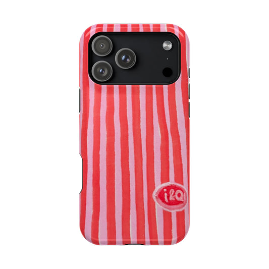 Red Velvet Stripe MagSafe Case