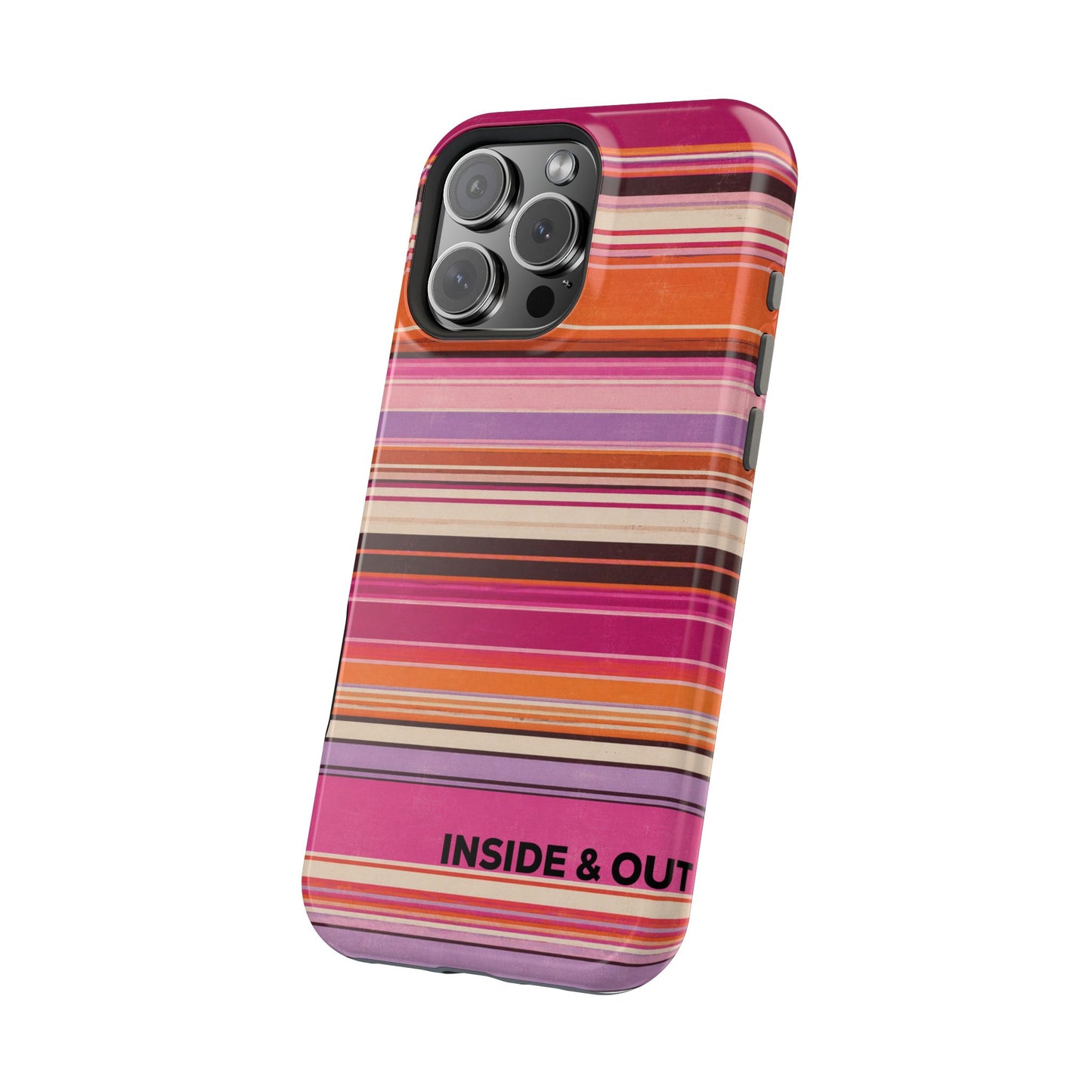 Tiger Lily Stripe MagSafe Case