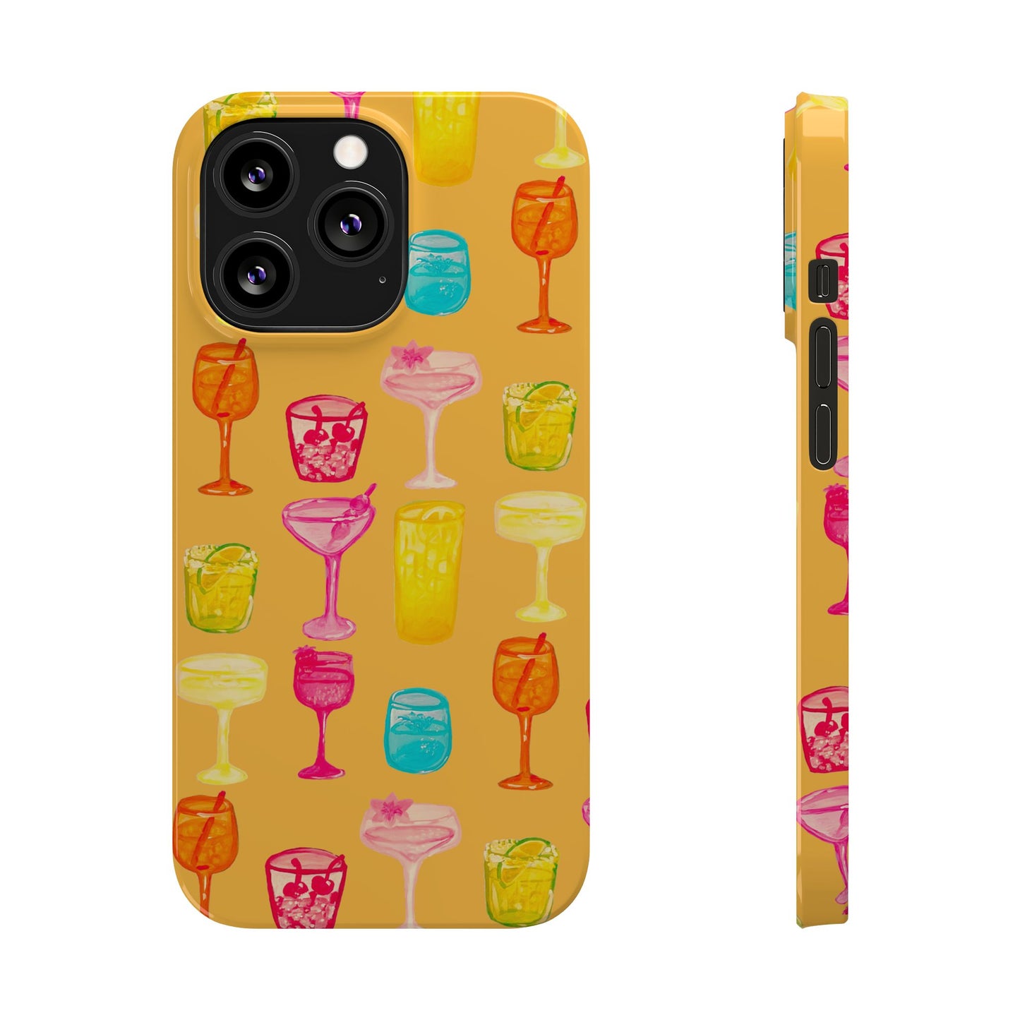 Drinks On Me Orange Thin Case