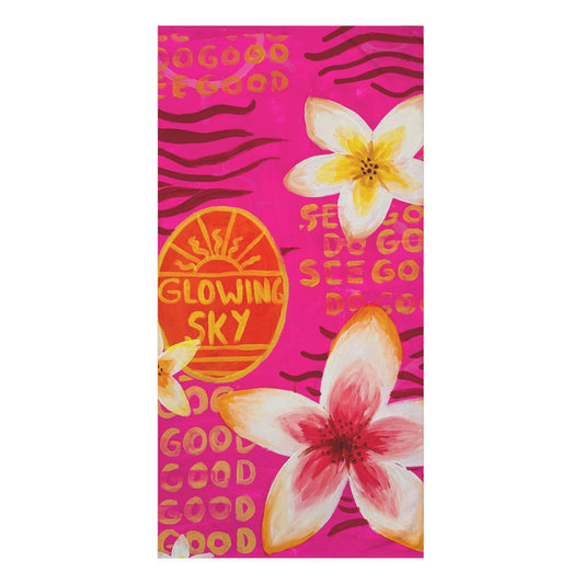 Tropical Glow Beach Towel