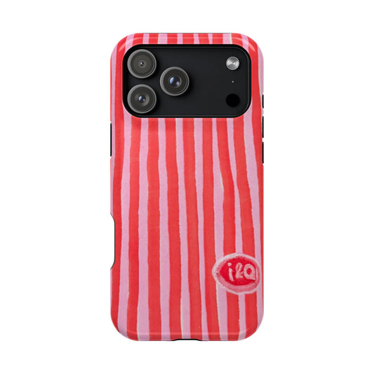 Red Velvet Stripe Tough Case