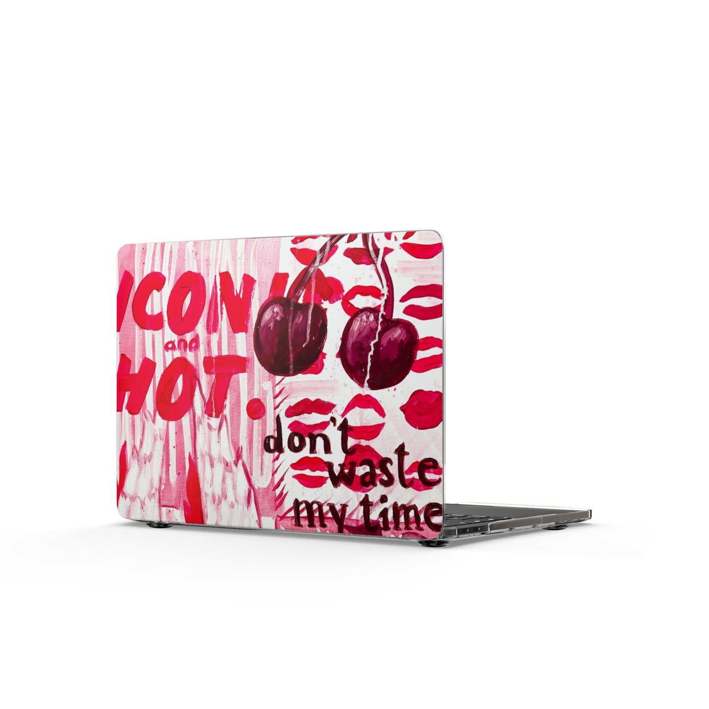Left On Red MacBook Case