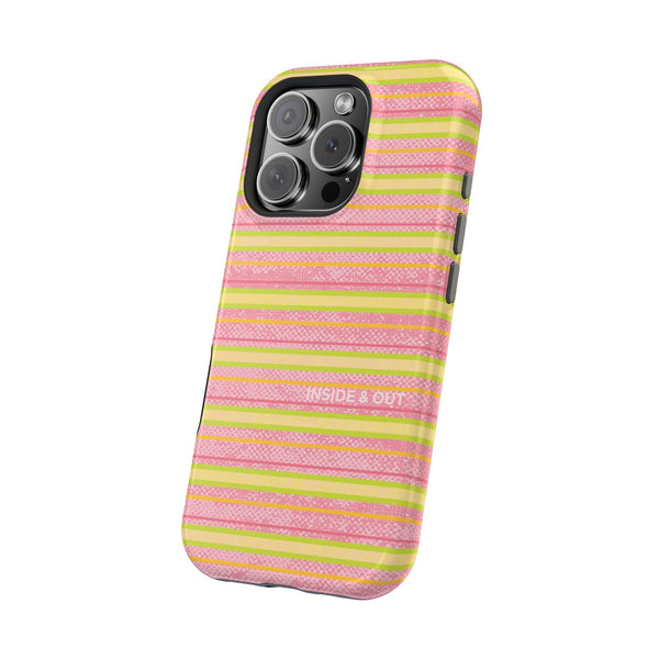 Guava Stripe MagSafe Case