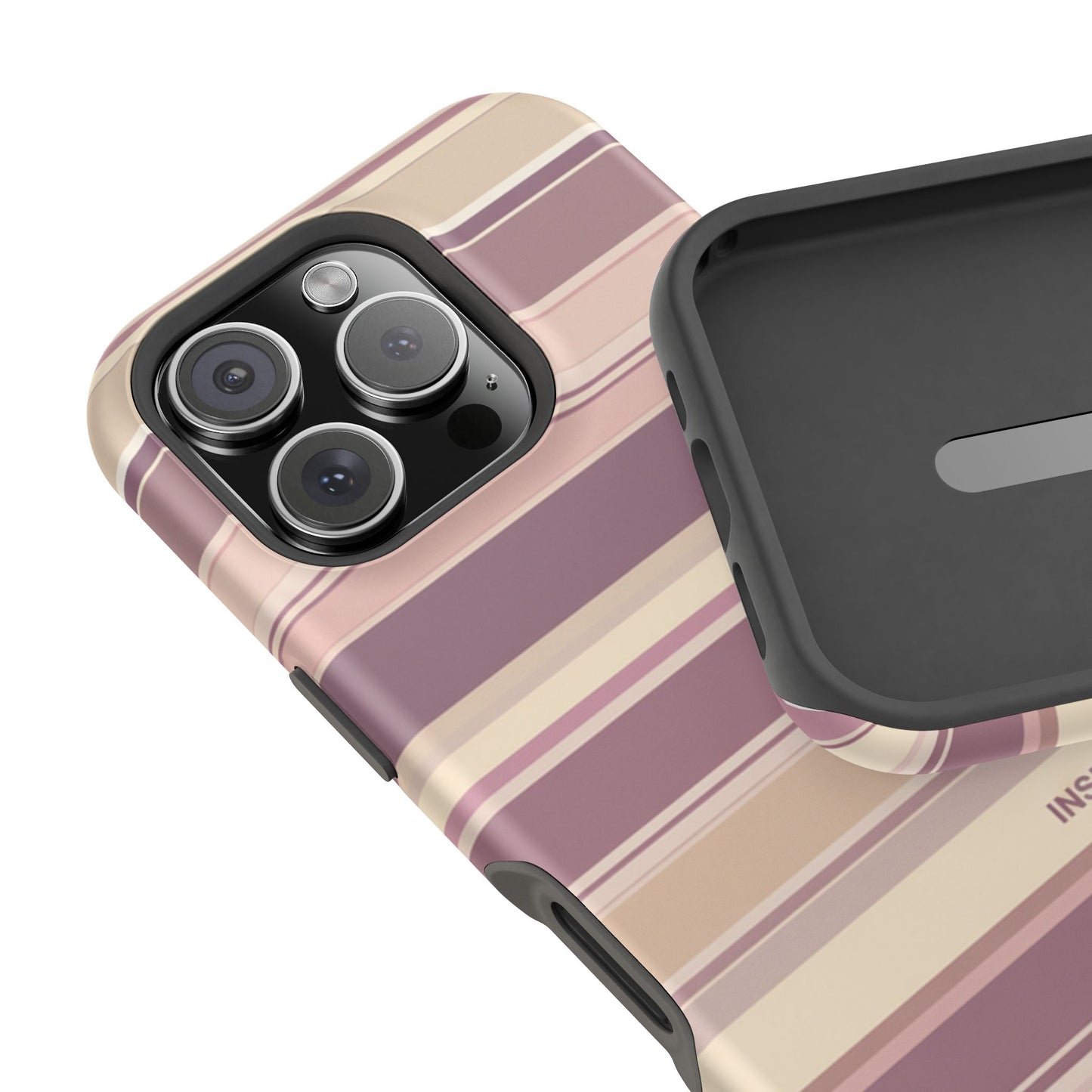 Vanilla Twist Stripe MagSafe Case