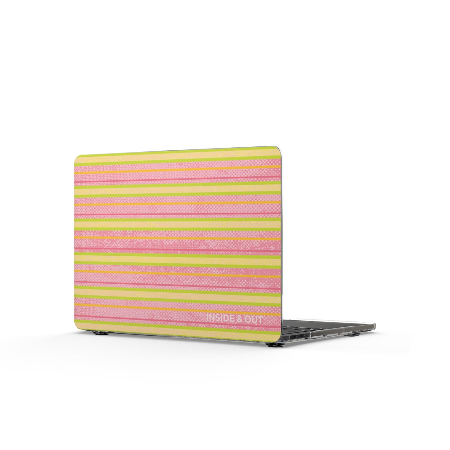 Guava Stripe Macbook Case