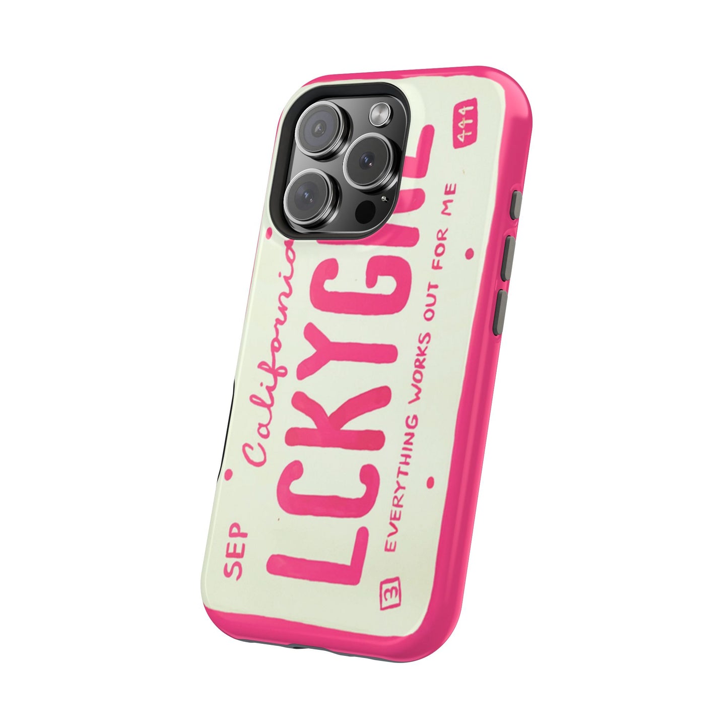 Lucky Girl Pink MagSafe Case