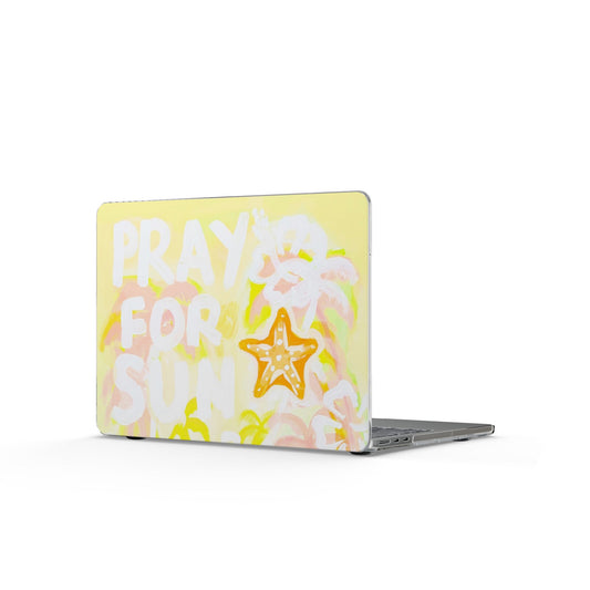 Pray For Sun MacBook Case