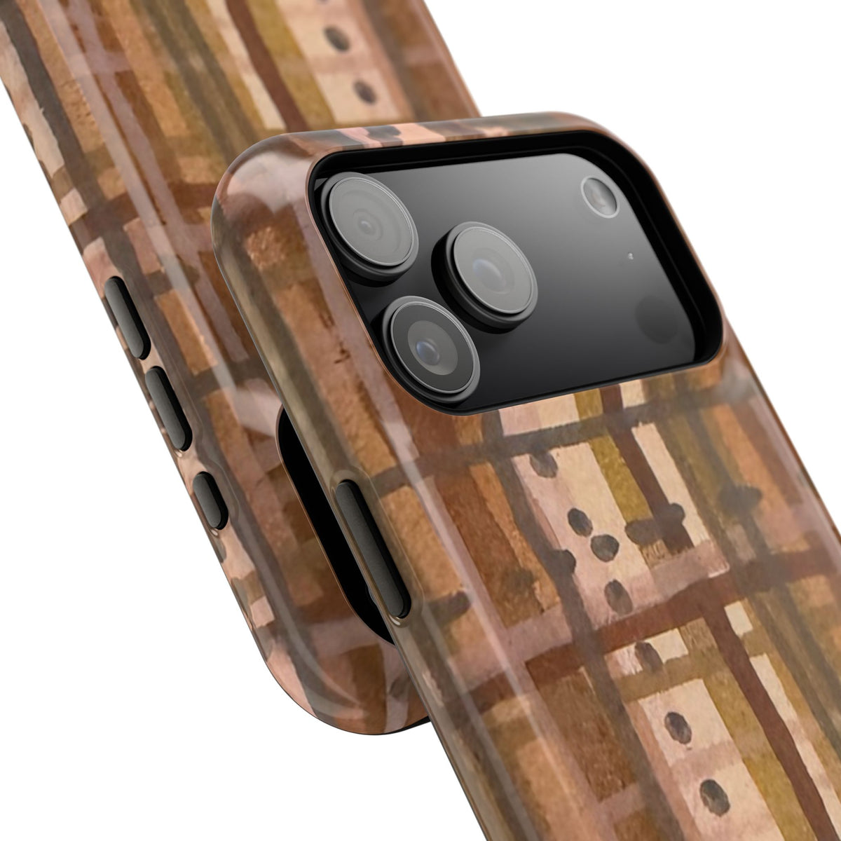 Toasted Berry Plaid MagSafe Case