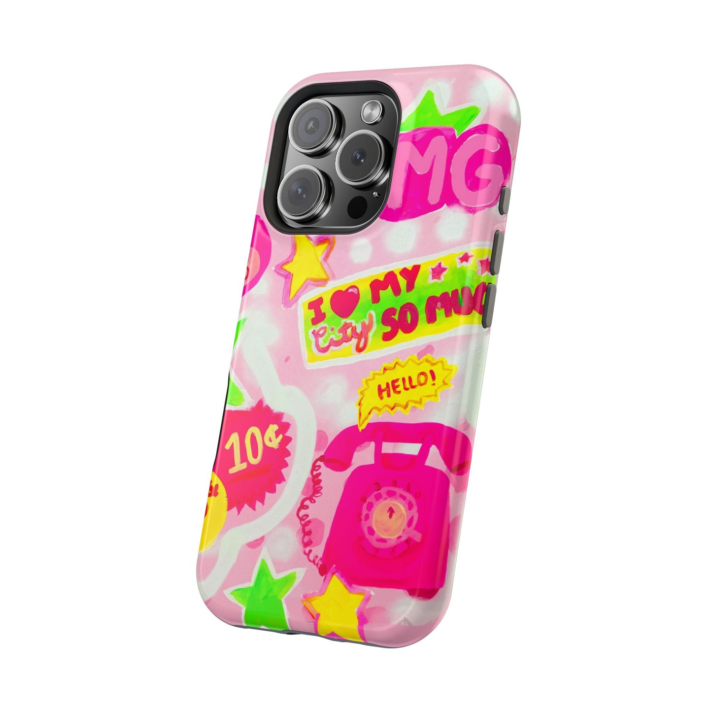 Pink Static MagSafe Case