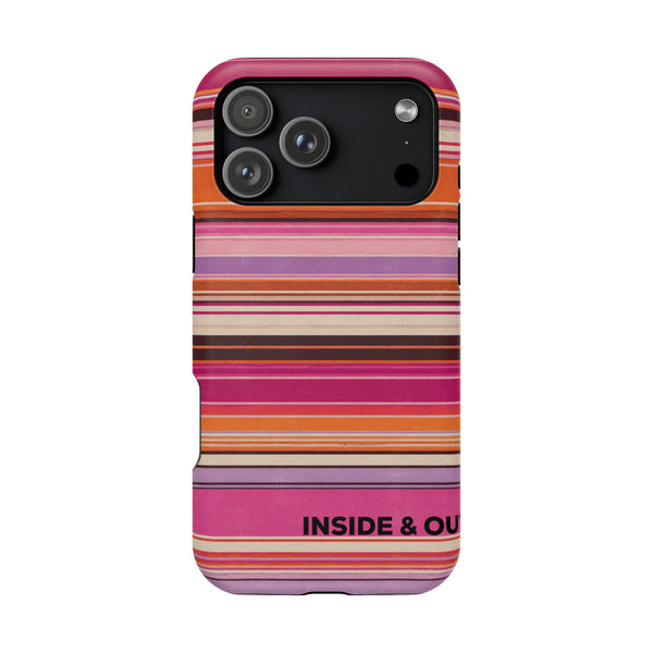 Tiger Lily Stripe MagSafe Case