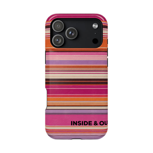 Tiger Lily Stripe MagSafe Case