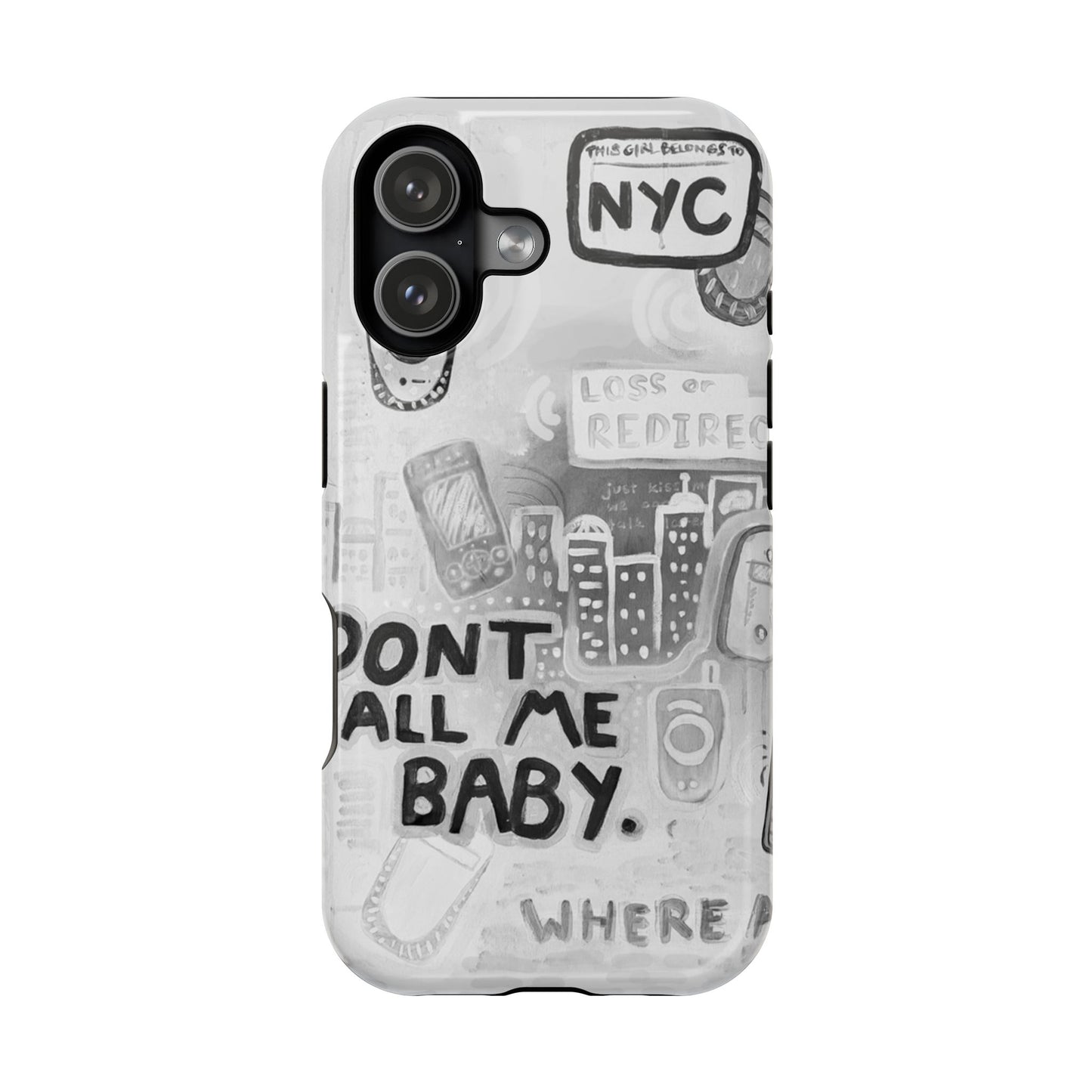 City Girl B&W Tough Case