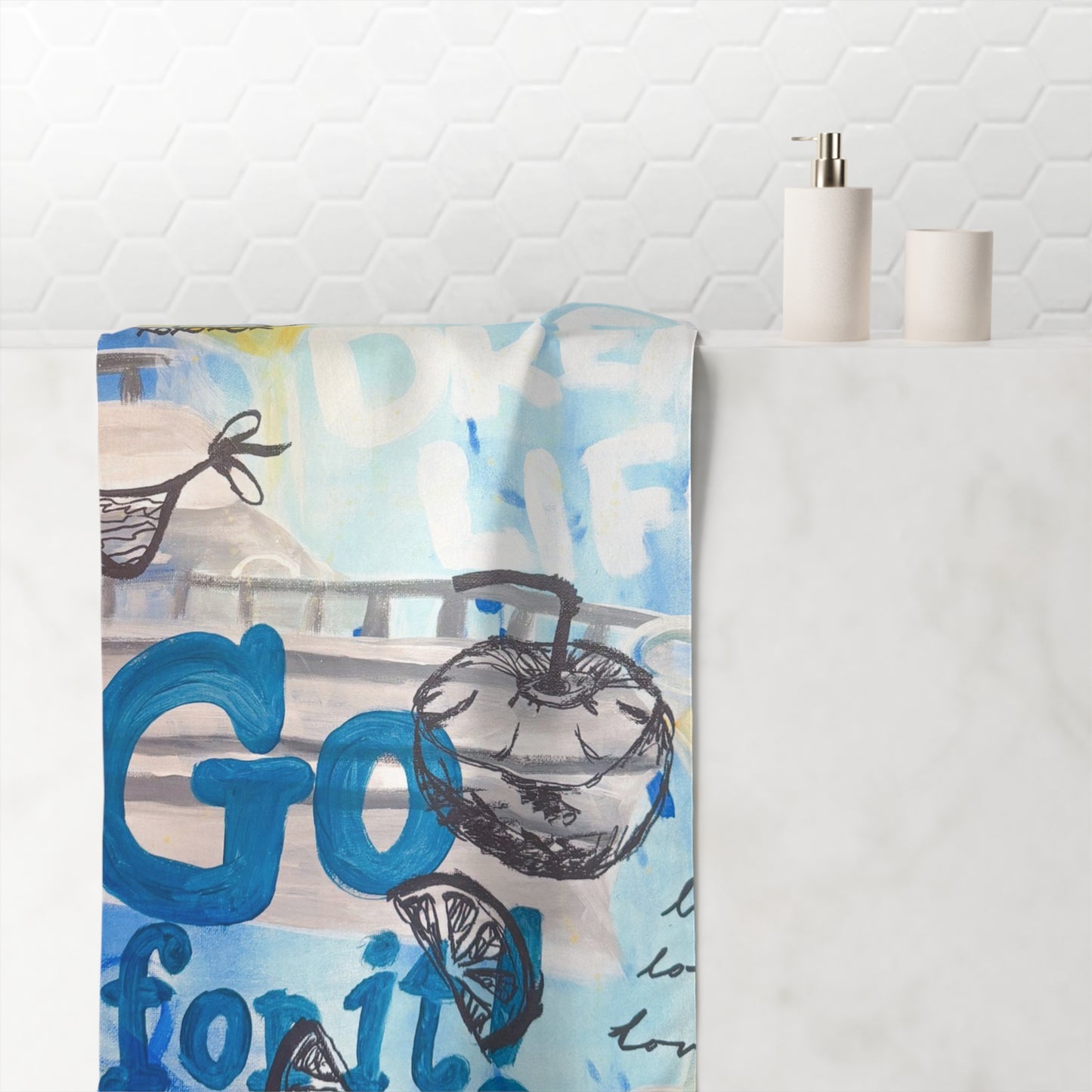 Coastline Club Beach Towel