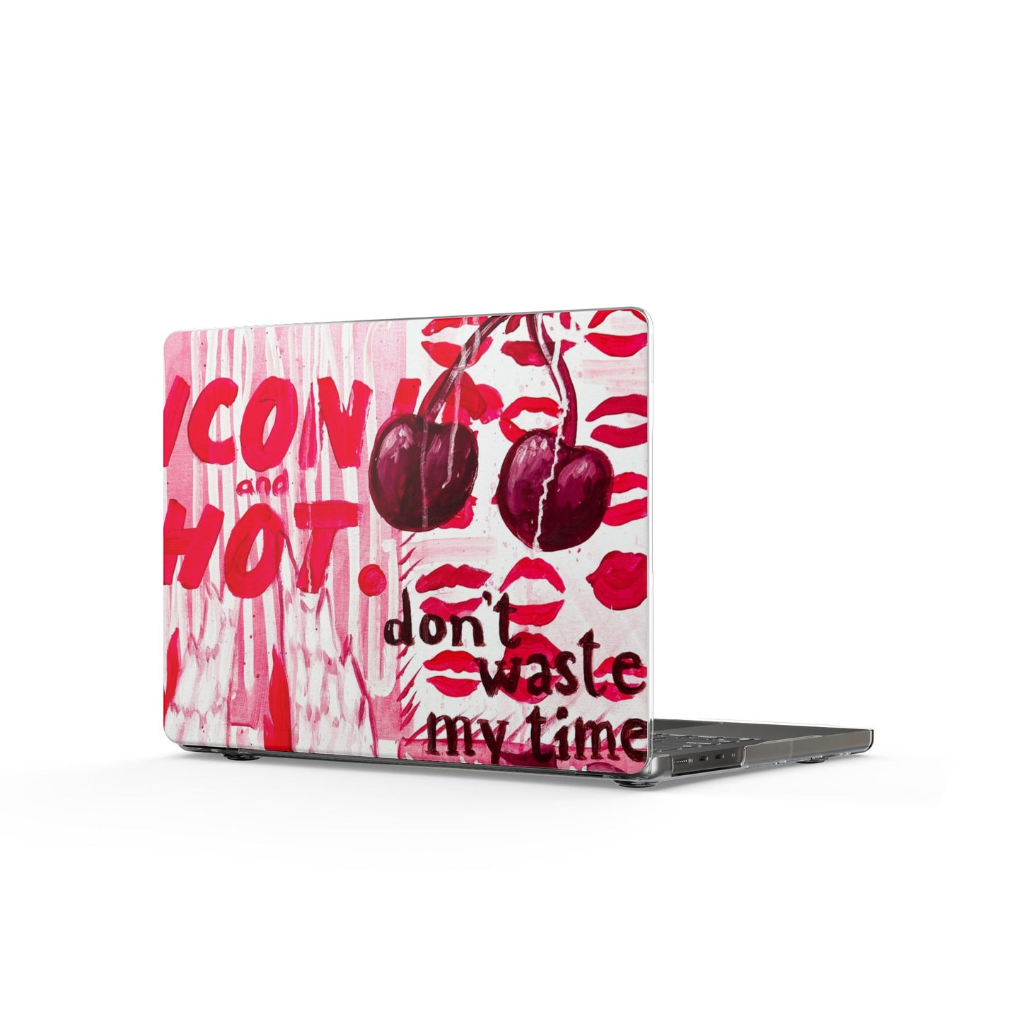Left On Red MacBook Case