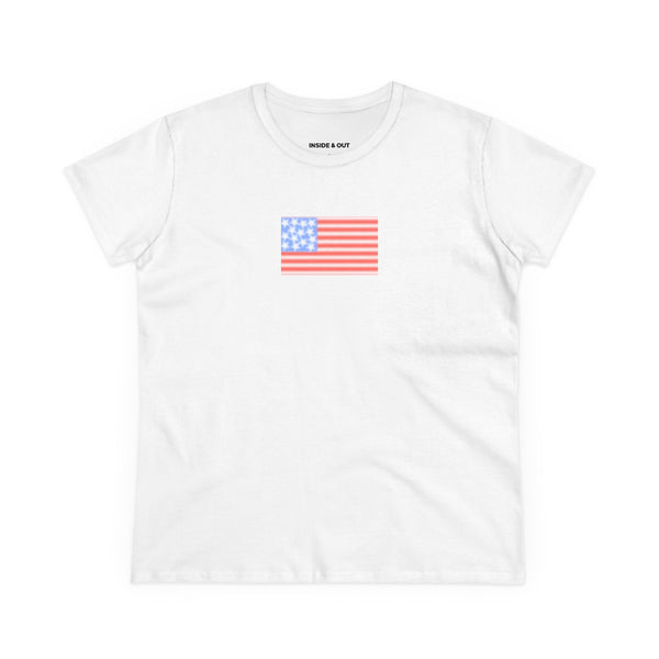 American Flag Midweight Cotton Tee