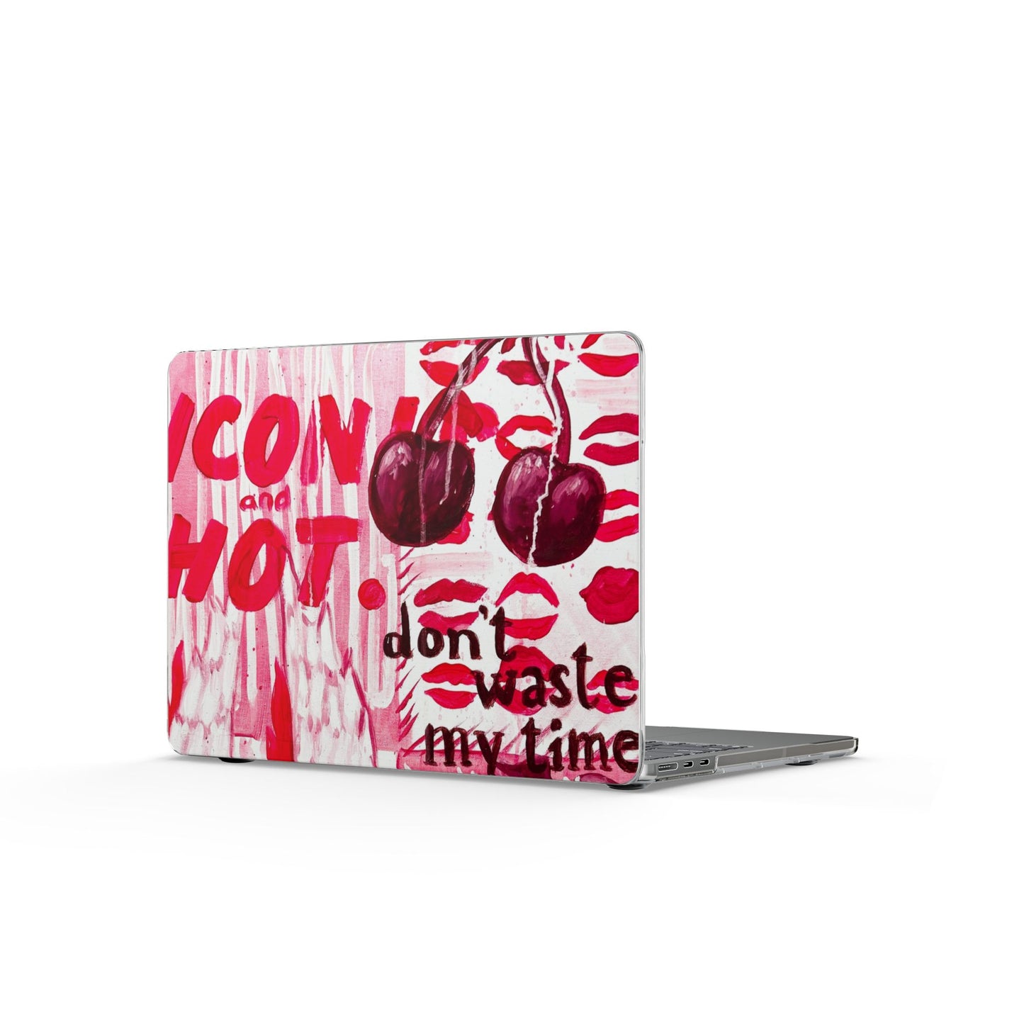 Left On Red MacBook Case