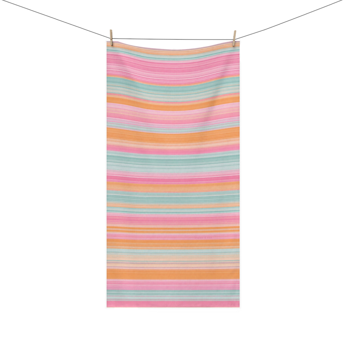 Sorbet Stripe Tanning Towel