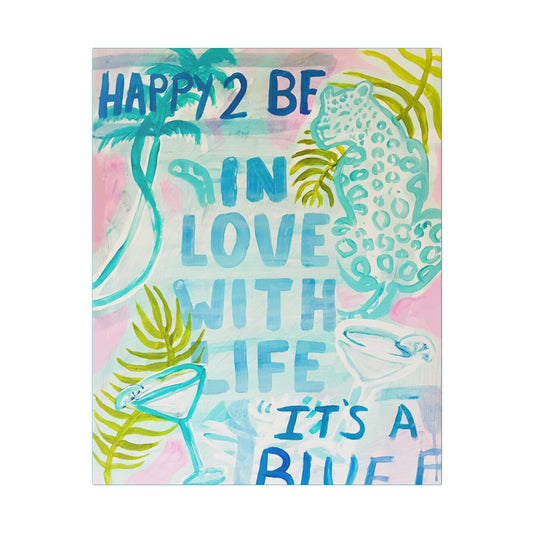 Love with Life Canvas Print