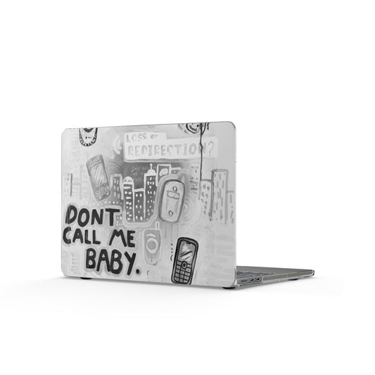 City Girl B&W MacBook Case