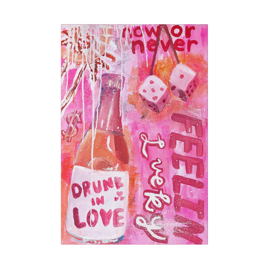 Drunk in Love Canvas Print