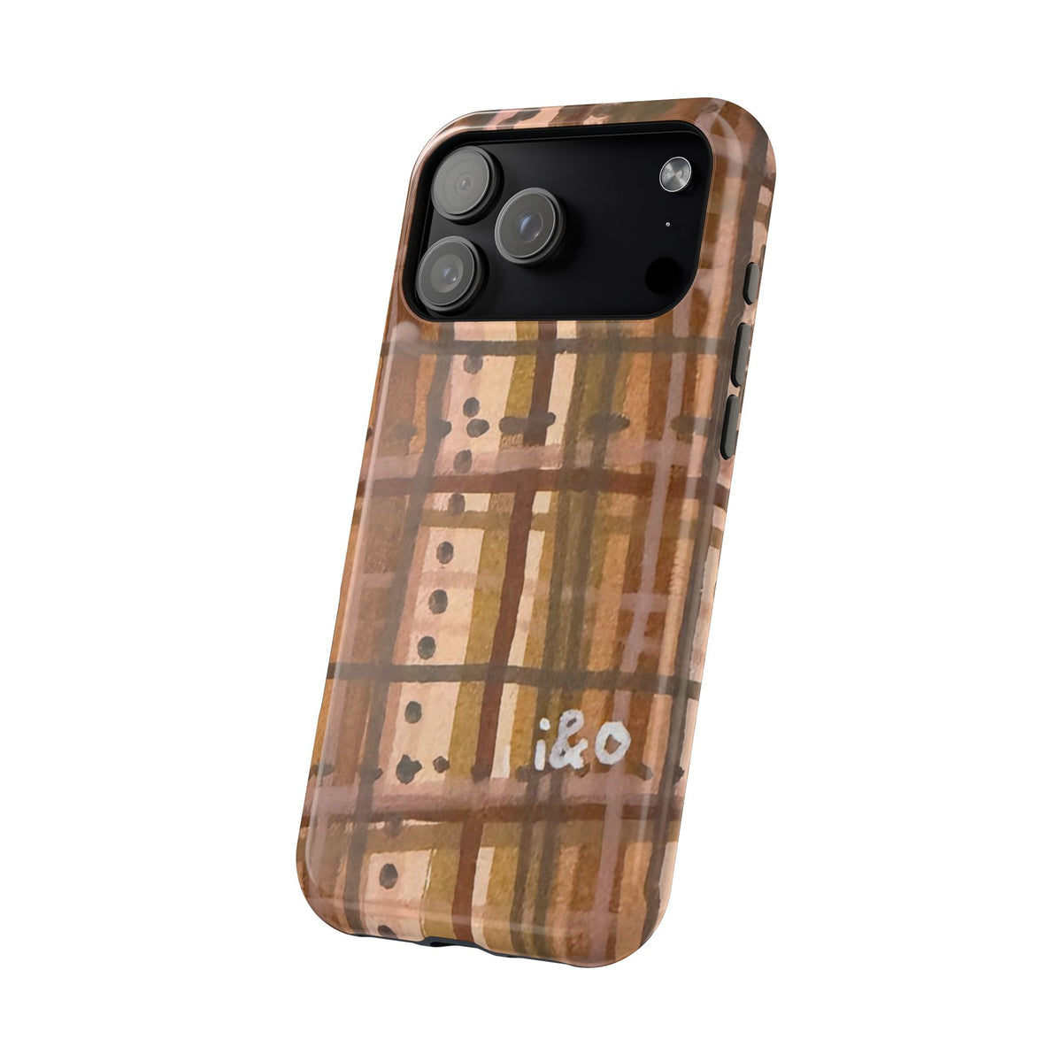 Toasted Berry Plaid MagSafe Case
